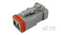 Boîtier femelle pour câble série DT TE Connectivity DT06-2S-EP04 Nbr total de pôles 2