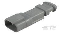 Boîtier pour contacts mâles série DT TE Connectivity DT04-2P-E008 Nbr total de pôles 2