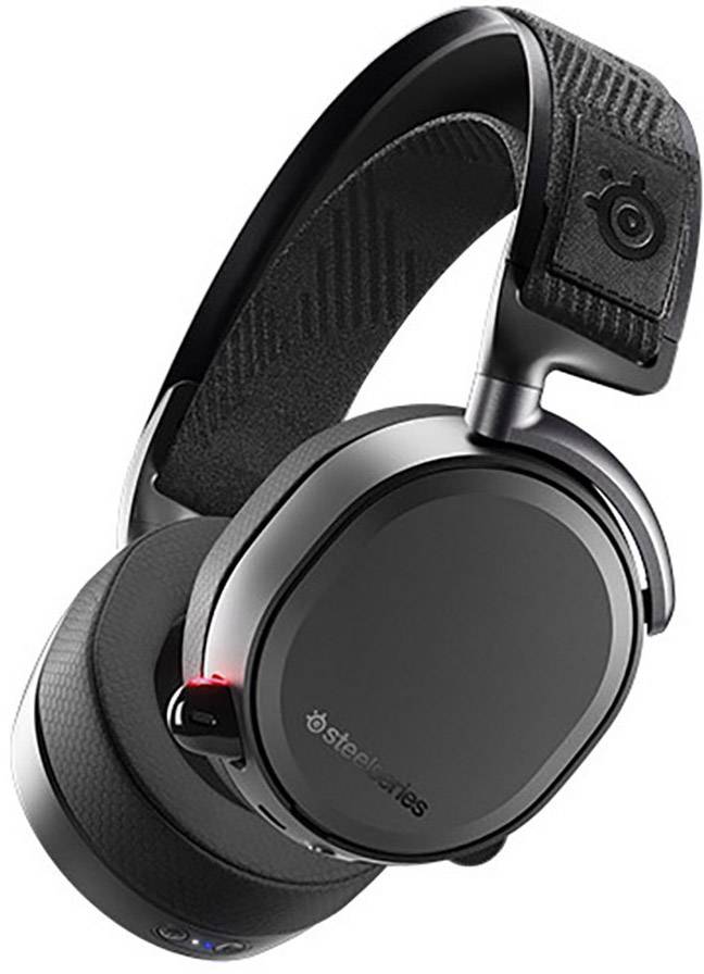 Steelseries Arctis Pro Wireless Gaming Headset Bluetooth, USB, 3.5 mm Klinke schnurlos Over Ear Sch