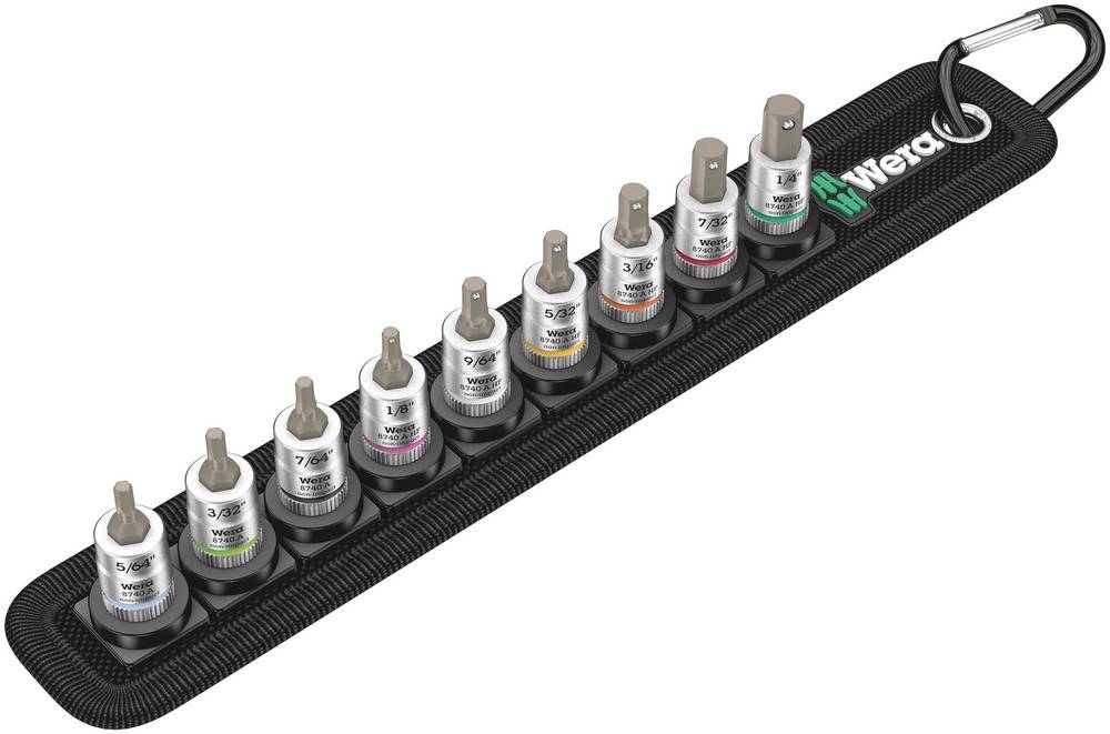Wera Jeu de douilles 1/4" (6.3 mm) 11 pièces 05003884001