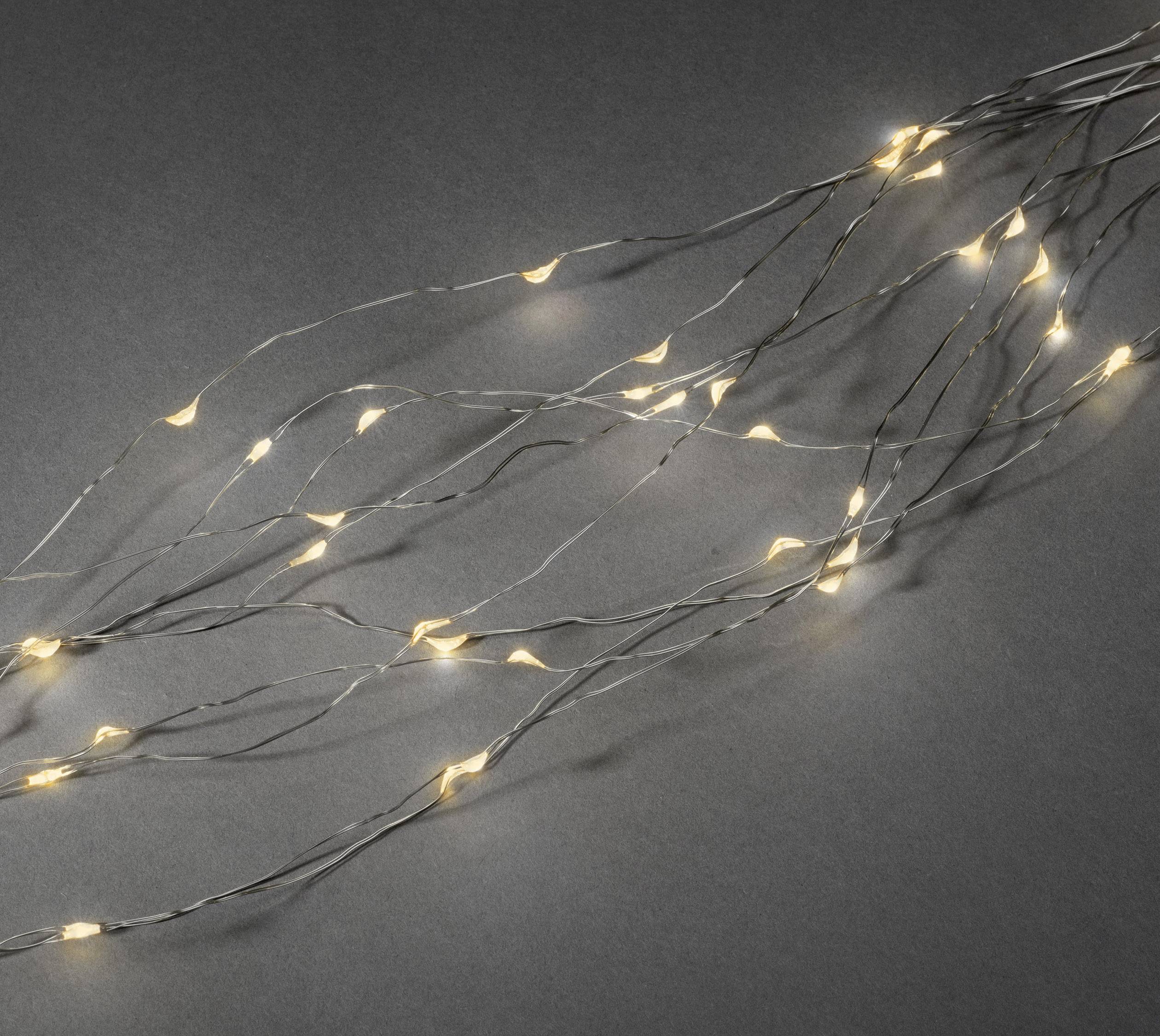 Konstsmide 6381-890 Eclairage pour arbre de Noël pour l'intérieur CEE: E (A - G) sur secteur Nombre de lumière 200 LED ambré