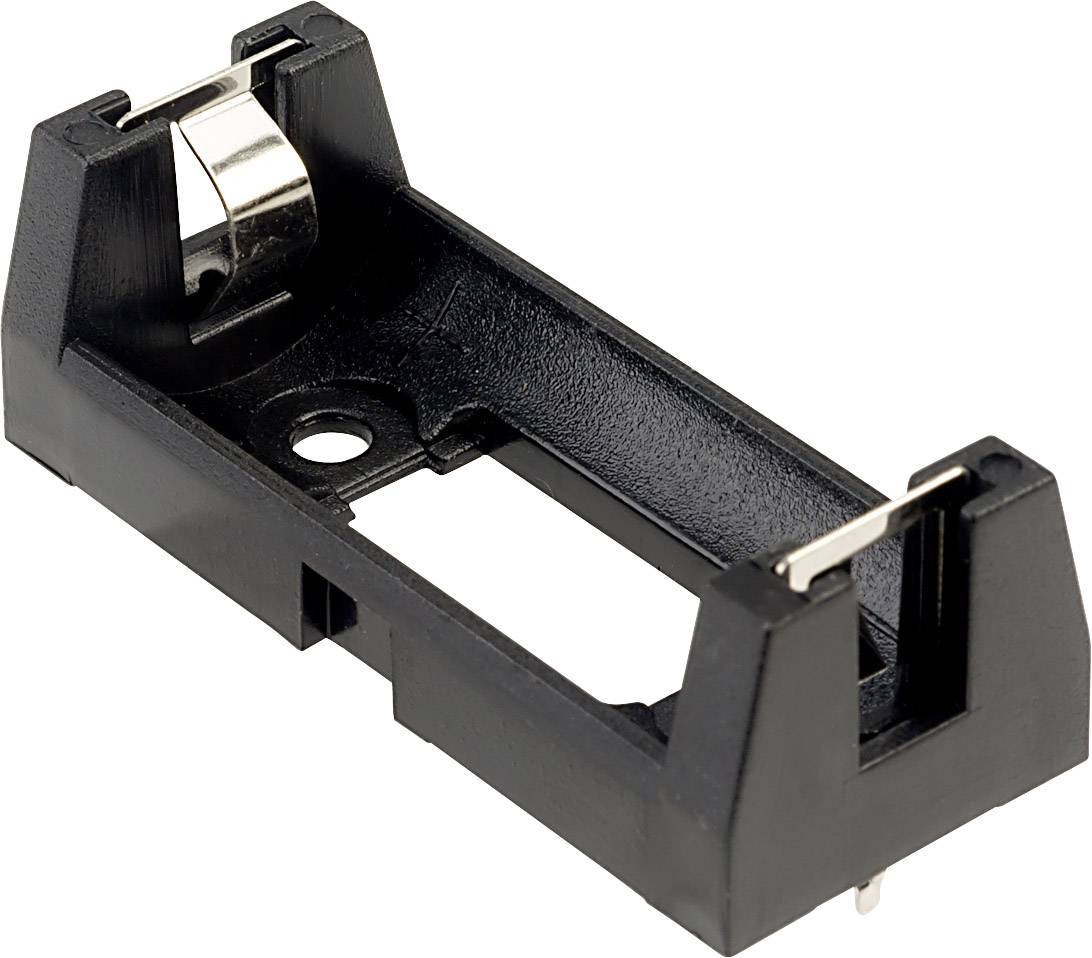 TRU COMPONENTS 18-0153 Support de pile 1x CR-123A raccordement par pôles de contact