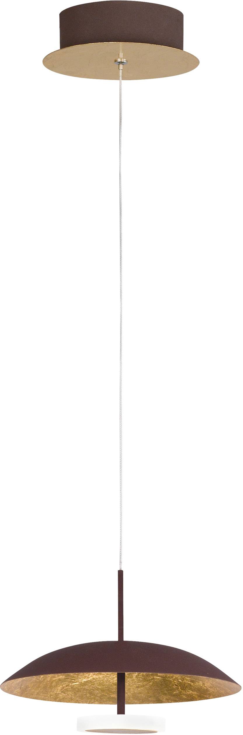 WOFI Pierre 6289.01.15.6000 Suspension LED 4.5 W blanc chaud or