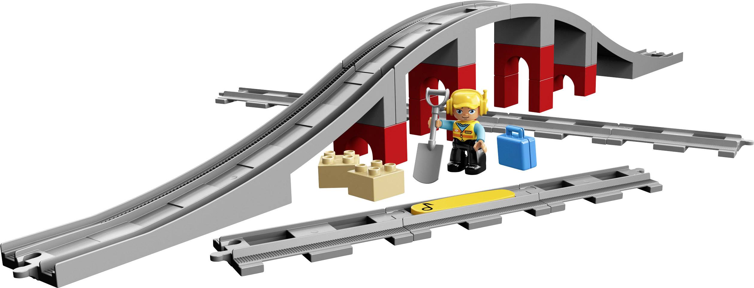 10872 LEGO® DUPLO® Pont de chemin de fer et des rails