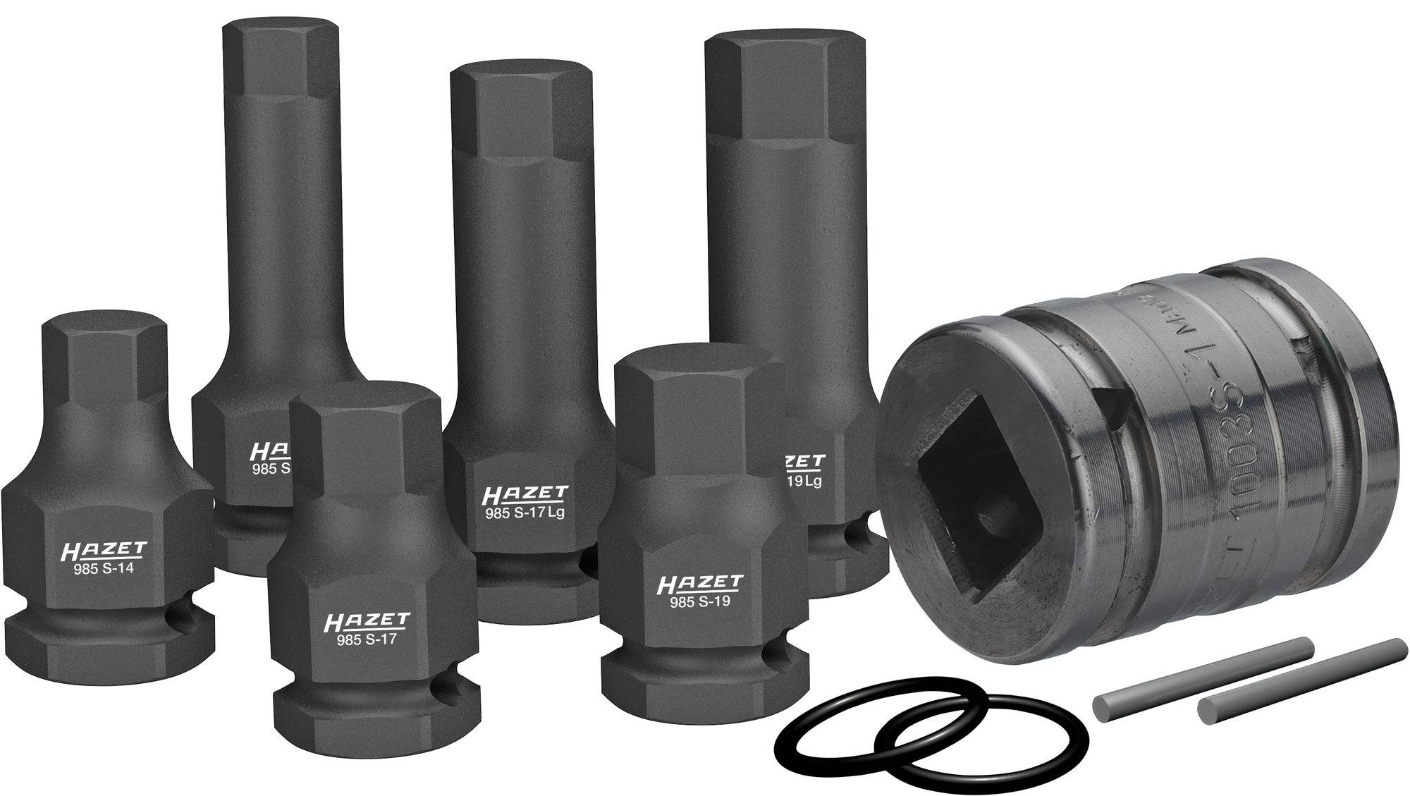 Hazet Set d'embouts pour perceuse à percussion 1/2" (12.5 mm), 1" (25 mm) 985S/11