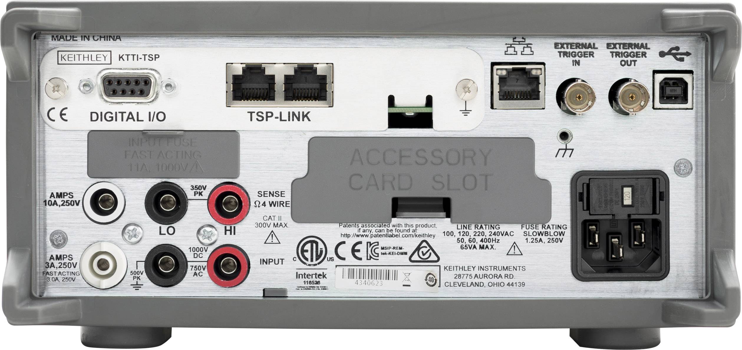 Multimètre de table Keithley DMM6500 numérique