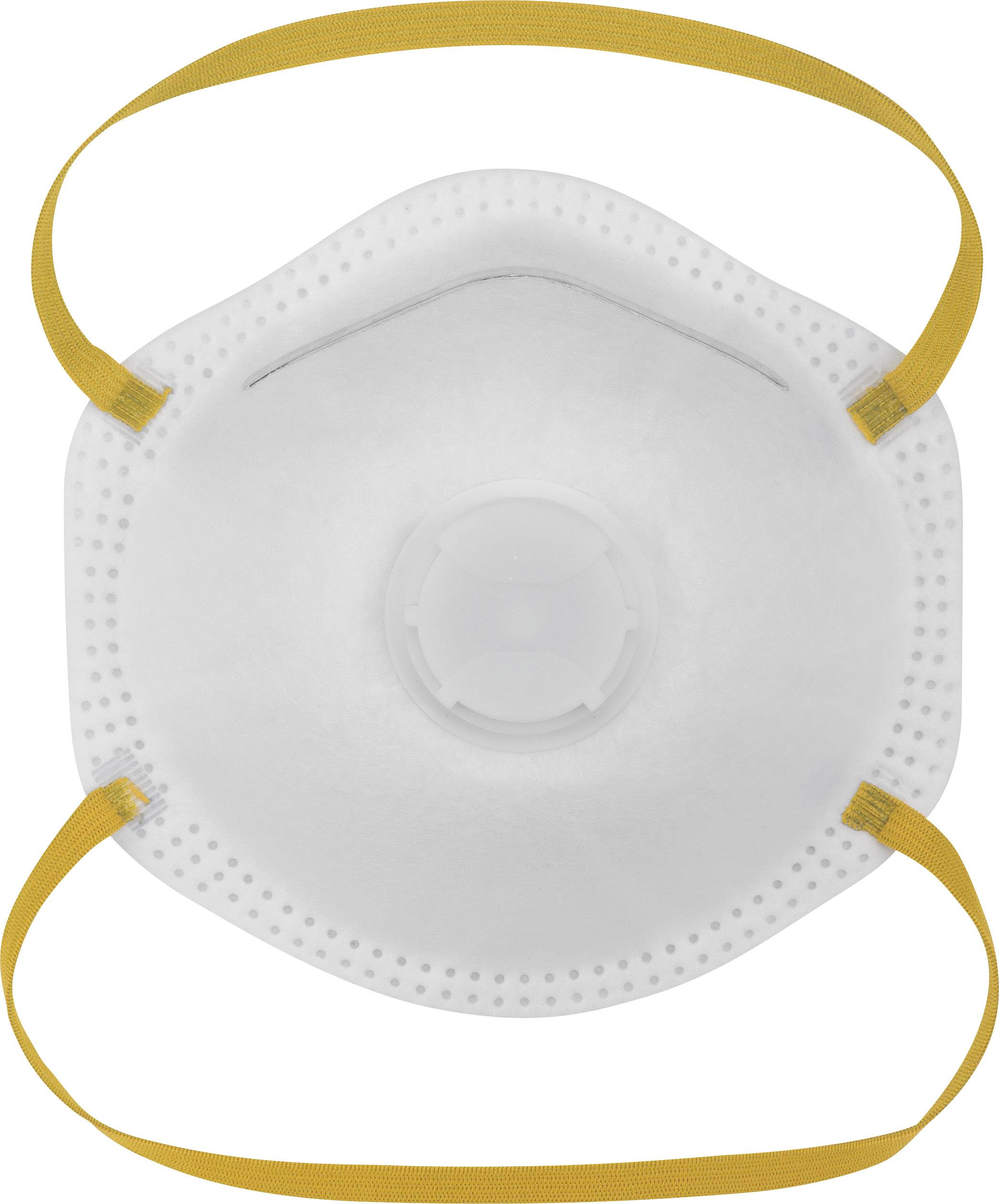 GIME 2575495 Masque anti poussières fines avec soupape FFP2 10 pc(s) EN 149:2001 + A1:2009 DIN 149:2001 + A1:2009