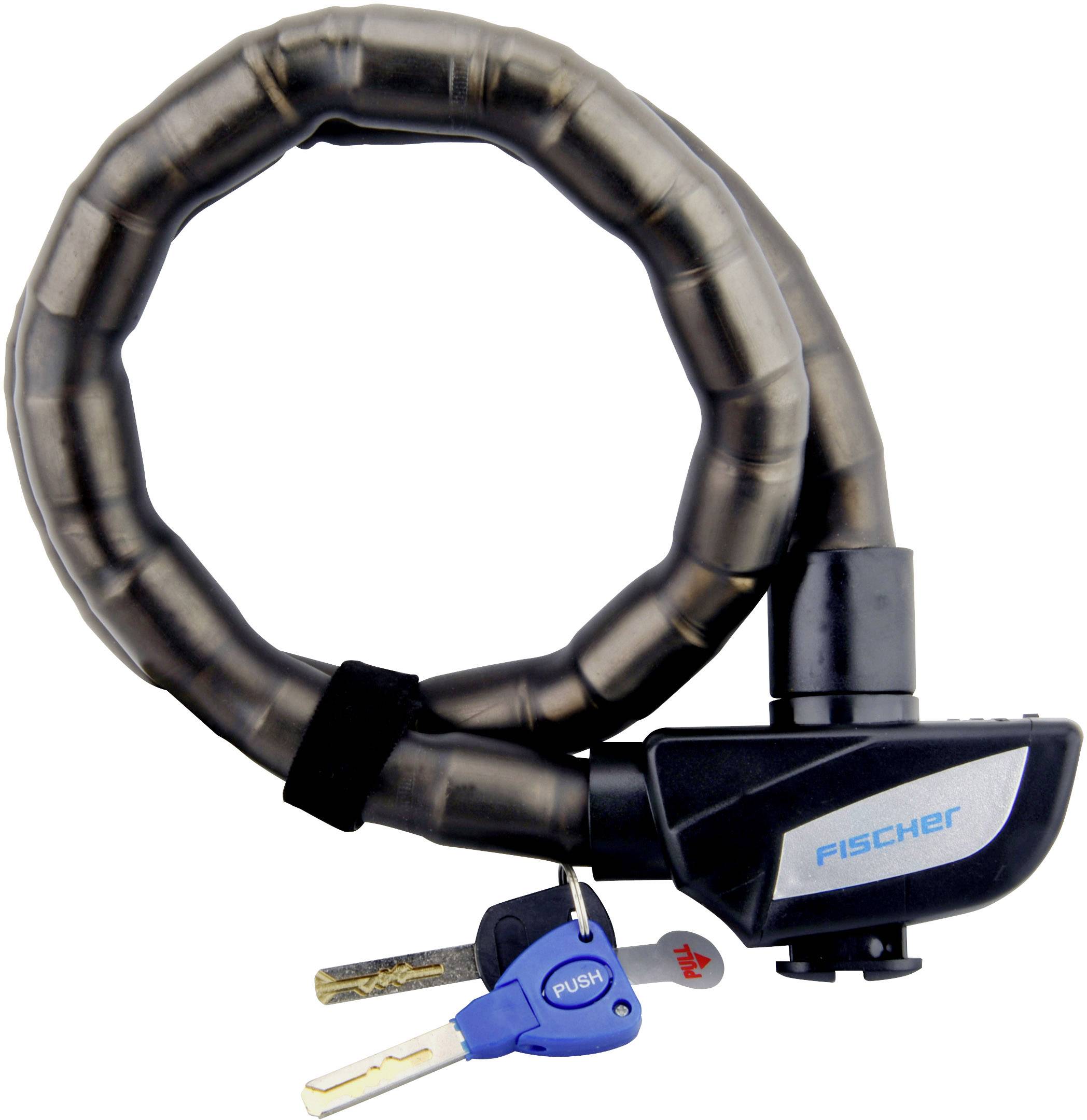 FISCHER FAHRRAD 85861 Antivol à maillons noir fermeture à clé
