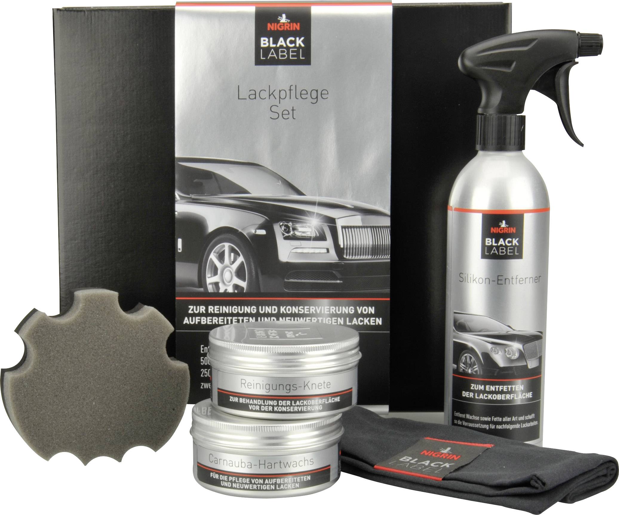 NIGRIN Black Label 72057 Cire auto 1 set