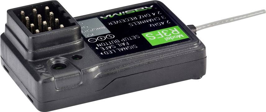 Absima R3FS Récepteur 3 canaux 2,4 GHz Système de connecteur JR/Futaba