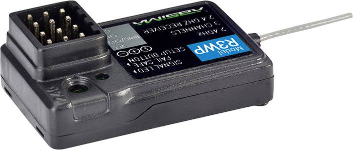 Absima R3WP Récepteur 3 canaux 2,4 GHz Système de connecteur JR/Futaba