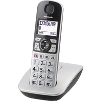 Panasonic KX-TGE510GS Téléphone sans fil pour séniors écran éclairé argent-noir Panasonic KX-TGE510GS Téléphone sans fil pour séniors écran éclairé argent-noir