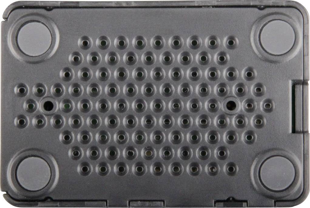 Boîtier pour ordinateur monocarte RS PRO 3B+ MFG Black convient pour: Raspberry Pi® B+, Raspberry Pi® 2 B, Raspberry Pi® 3