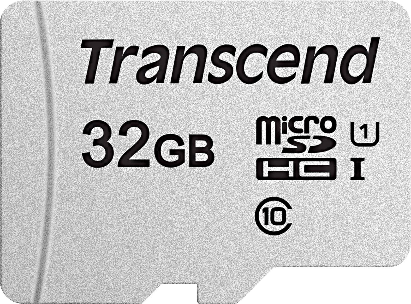 Transcend Premium 300S Carte microSDHC 32 GB Class 10, UHS-I, UHS-Class 1