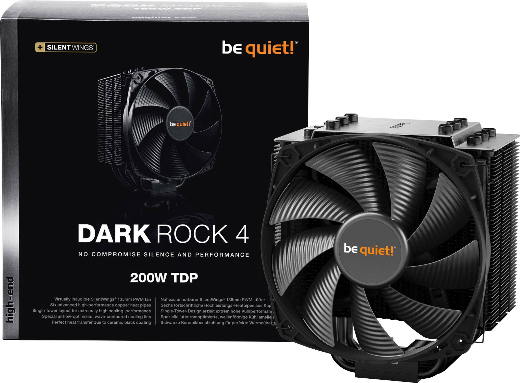 Dissipateur thermique pour processeur avec ventilateur BeQuiet Dark Rock 4
