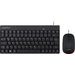 Perixx PERIDUO-212 USB Kit souris + clavier allemand, QWERTZ noir, rouge Perixx PERIDUO-212 USB Kit souris + clavier allemand, QWERTZ noir, rouge