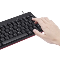 Perixx PERIDUO-212 USB Kit souris + clavier allemand, QWERTZ noir, rouge Perixx PERIDUO-212 USB Kit souris + clavier allemand, QWERTZ noir, rouge