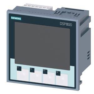 Un écran industriel numérique de Siemens portant la référence DSP800. Il est équipé de quatre touches numérotées sous l'écran.