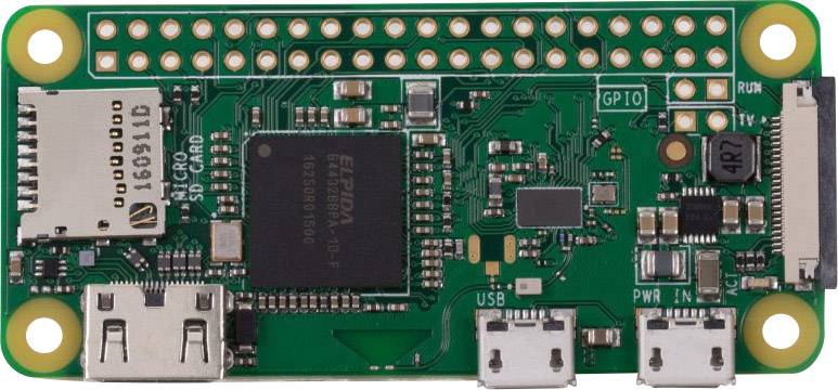Raspberry Pi® Raspberry Pi® Zero W 512 Mo 1 x 1.0 GHz