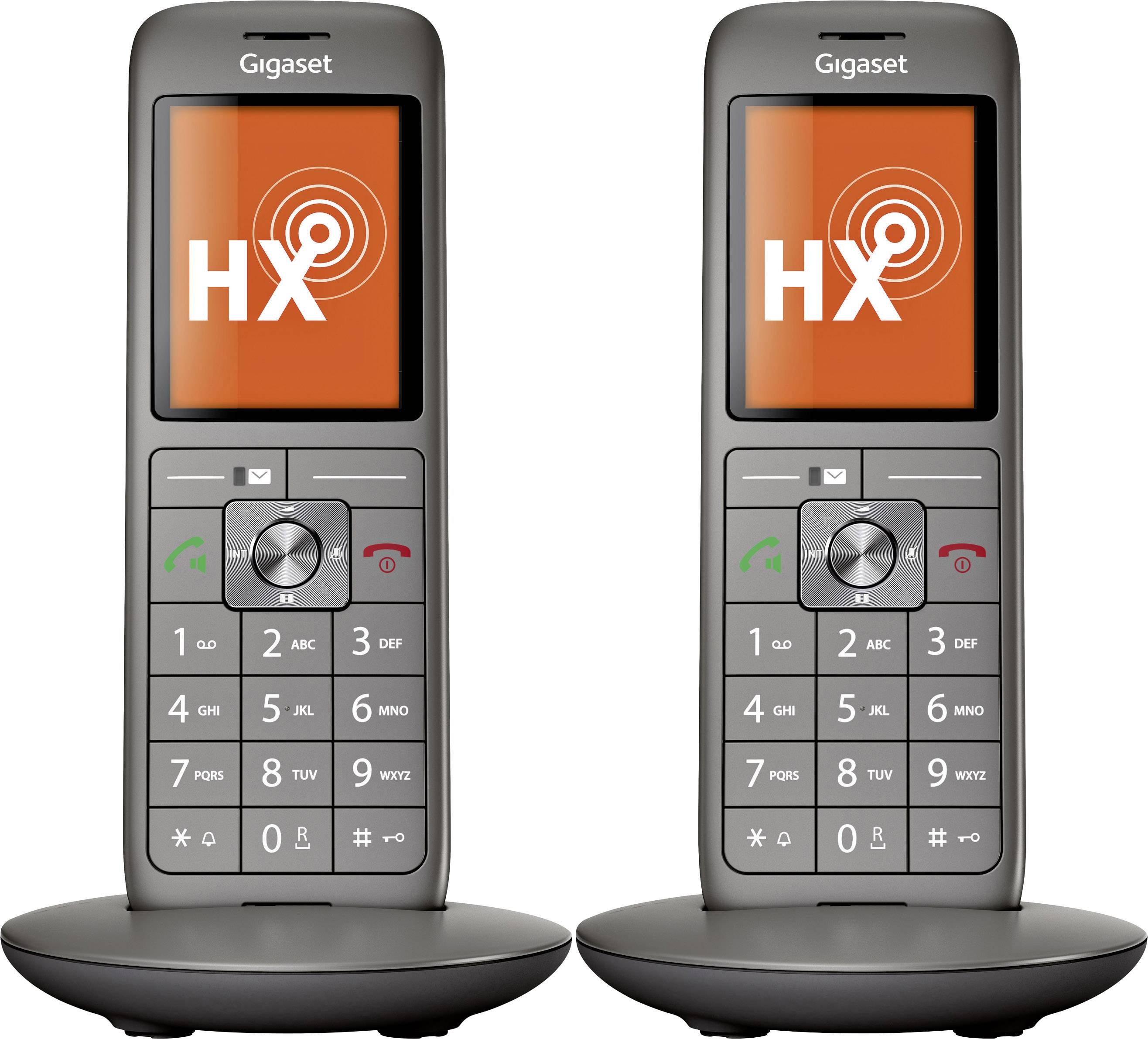Gigaset CL660 HX Duo Combiné DECT supplémentaire anthracite