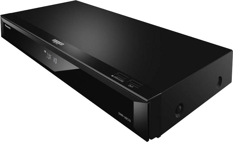 Panasonic DMR-UBC70 Enregistreur Blu-ray UHD 4K Ultra HD, Double Tuner HD DVB-C/T2 , audio haute résolution, Smart TV, Wi-Fi