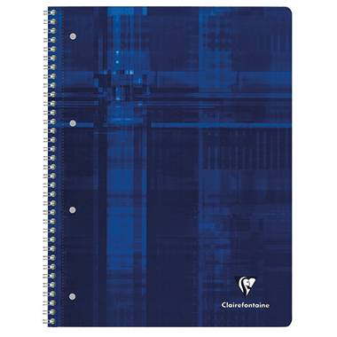 Clairefontaine Cahier spiralé 8256C trié par couleur DIN A4 ligné Nombre de pages: 80