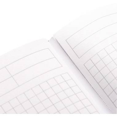 König & Ebhardt Cahier 8655226 noir DIN A4 quadrillé