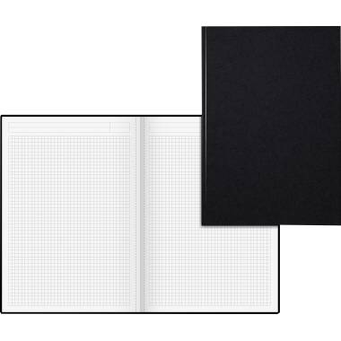 König & Ebhardt Cahier 8655226 noir DIN A4 quadrillé