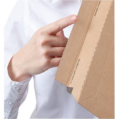 Colompac Carton d'expédition pour classeur CP055.51 carton ondulé DIN A4 marron