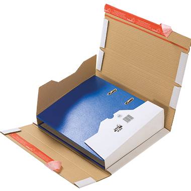 Colompac Carton d'expédition pour classeur CP055.51 carton ondulé DIN A4 marron