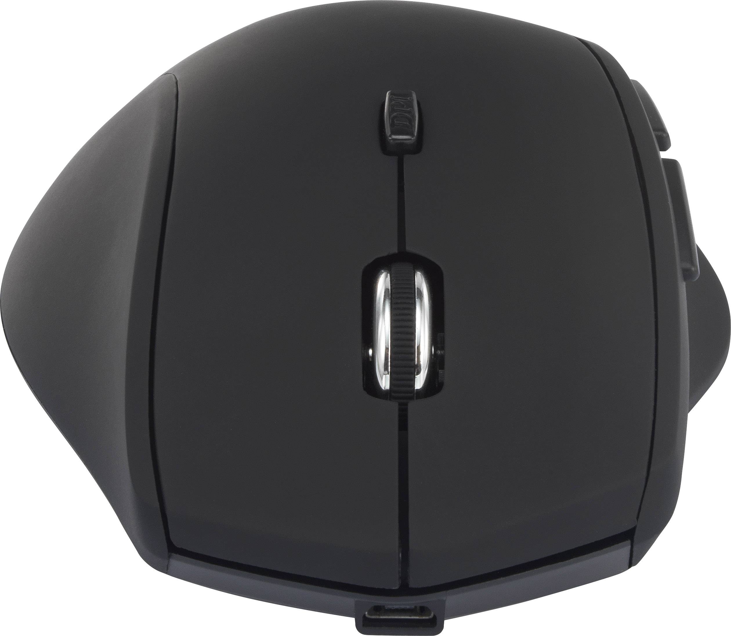 Souris Renkforce RF-FM-CHARGE1 optique rechargeable noir