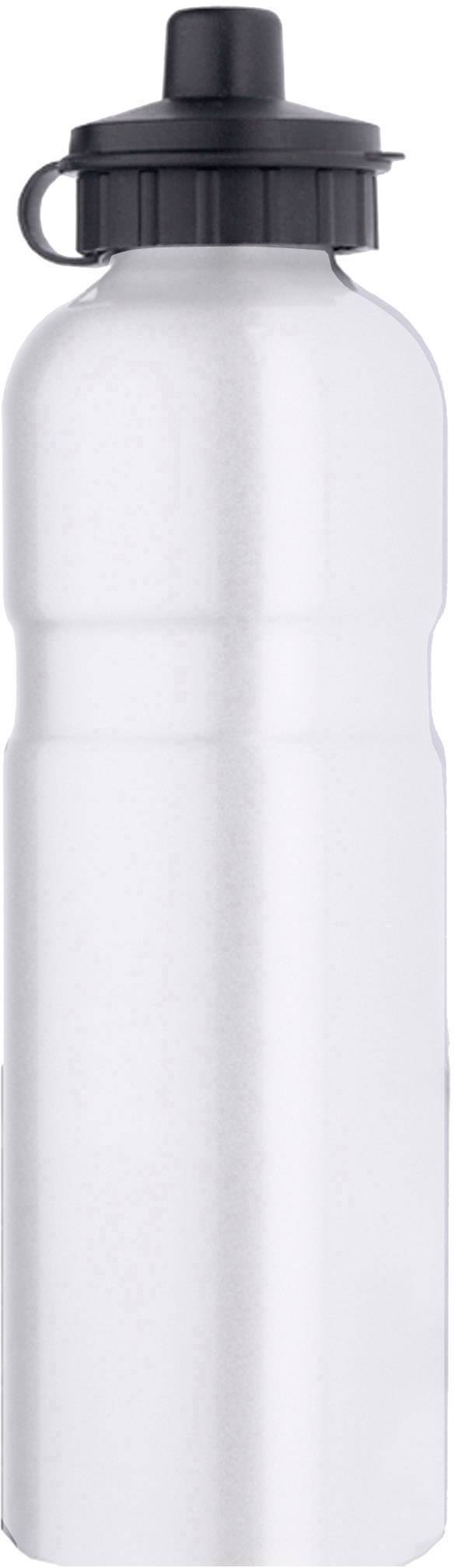 Point Aluminium mit Trinkventil-Schutzkappe Gourde argent