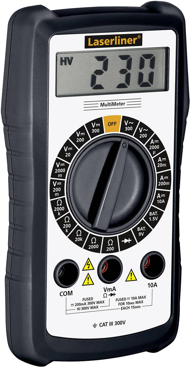 Laserliner MultiMeter Multimètre numérique CAT III 300 V Affichage (nombre de points): 1999