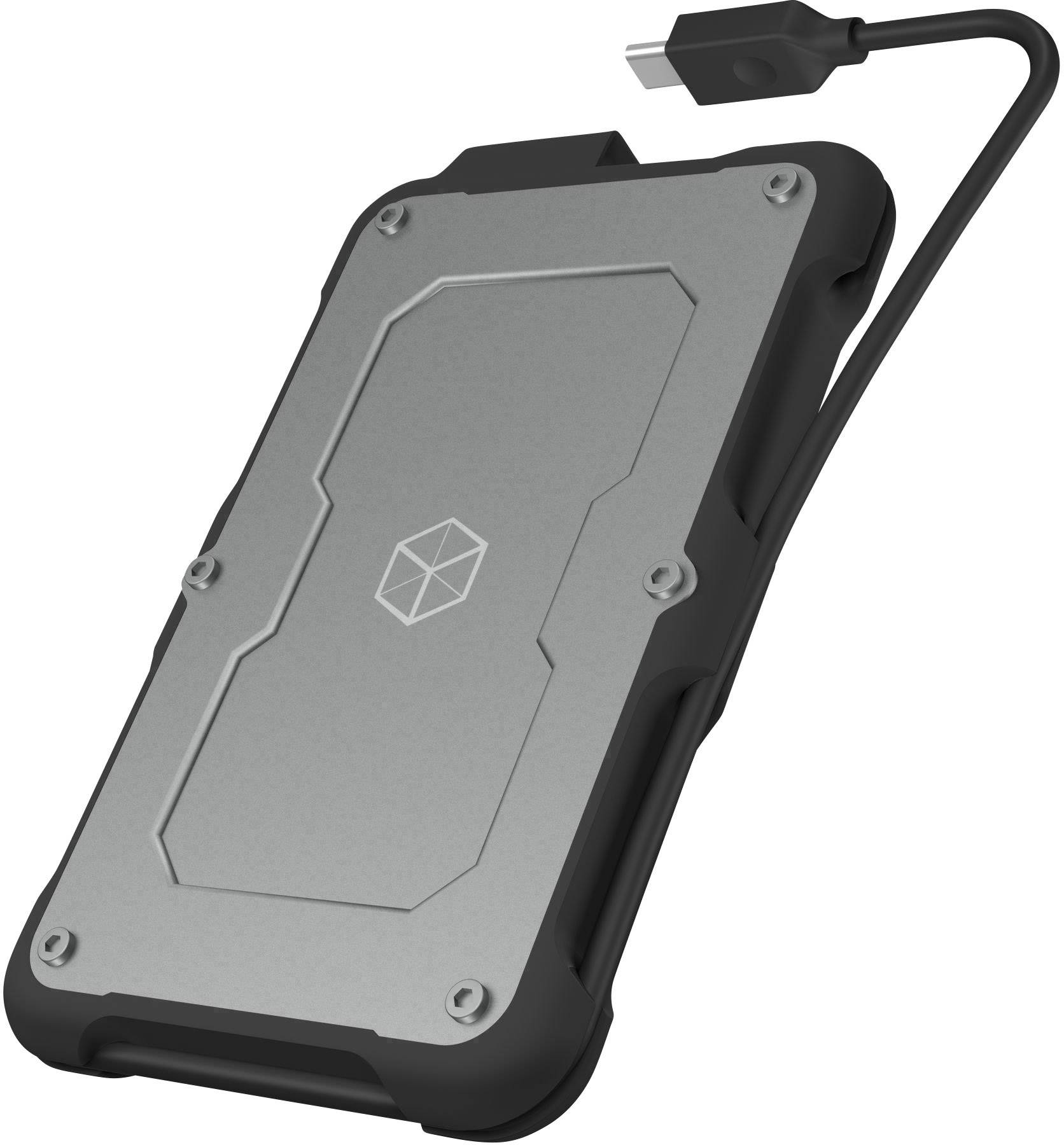 RaidSonic IB-287-C31 Boîtier pour disque dur 6.35 cm (2.5") 2.5 pouces USB-C® USB 3.2 (Gen 2)