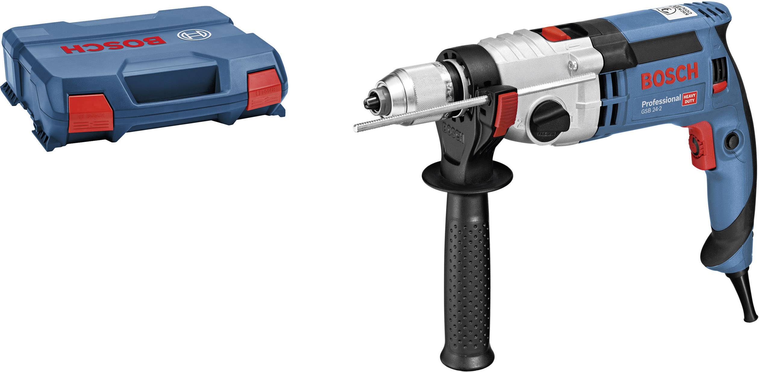 Perceuse à percussion Bosch Professional GSB 24-2 2 vitesses- 1100 W