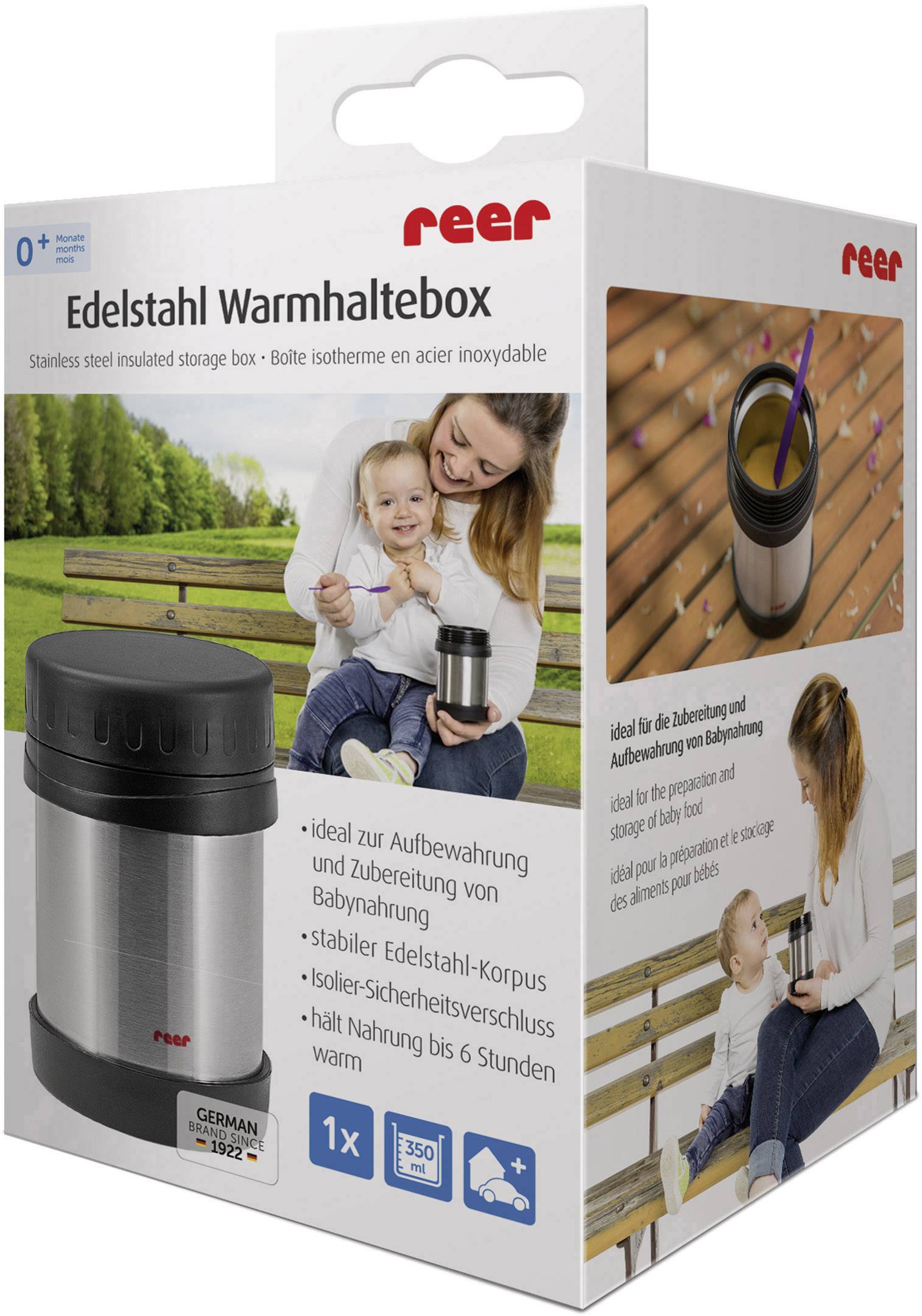 REER Warmhaltebox Edelstahl 350 ml