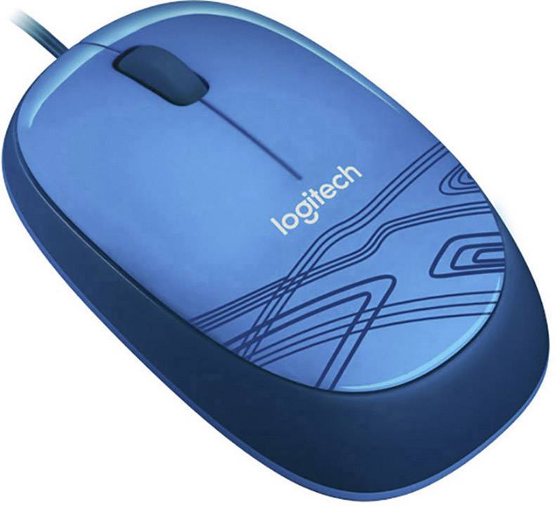 Logitech M105 USB Souris Wi-Fi optique bleu