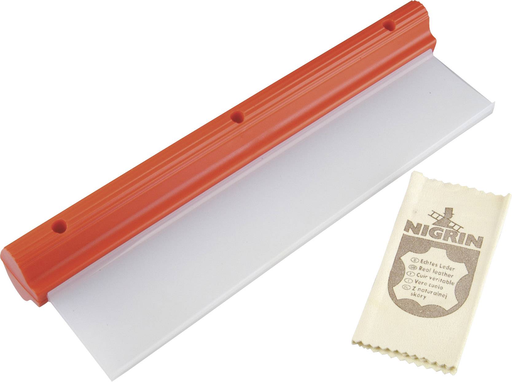 NIGRIN 71112 Silikon-Trockner & Leder Raclette en silicone & peau de chamois 1 pc(s)