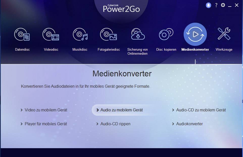 Cyberlink Power2Go 12 Platinum version complète, 1 licence Windows Logiciel de sauvegarde