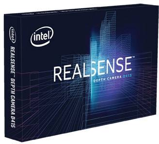 Webcam Full HD Intel RealSense Depth Camera D415 1920 x 1080 Pixel pied de support