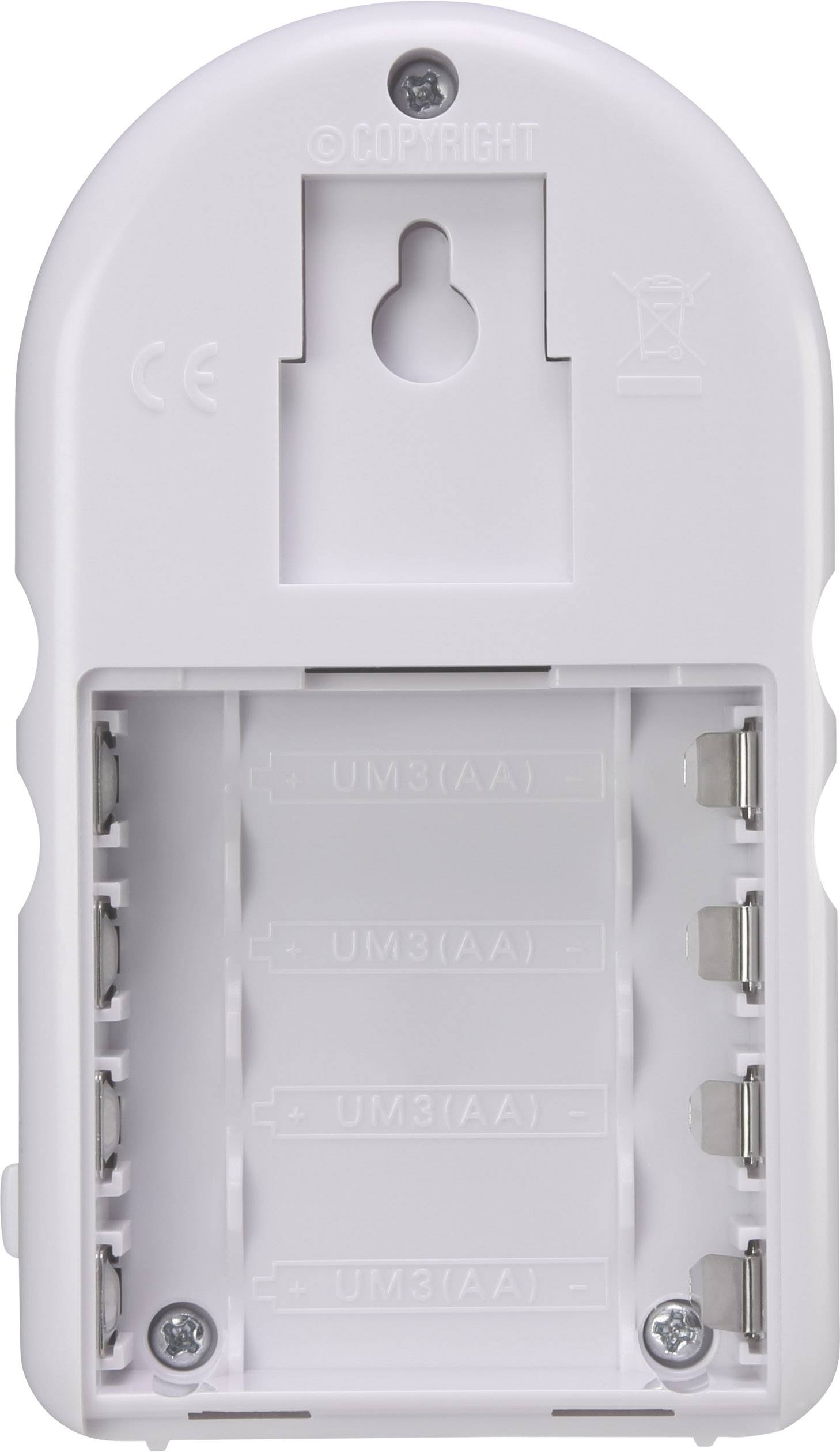 Basetech Durchgangsmelder BT-TG425 Weiß 72 dB BT-1707620