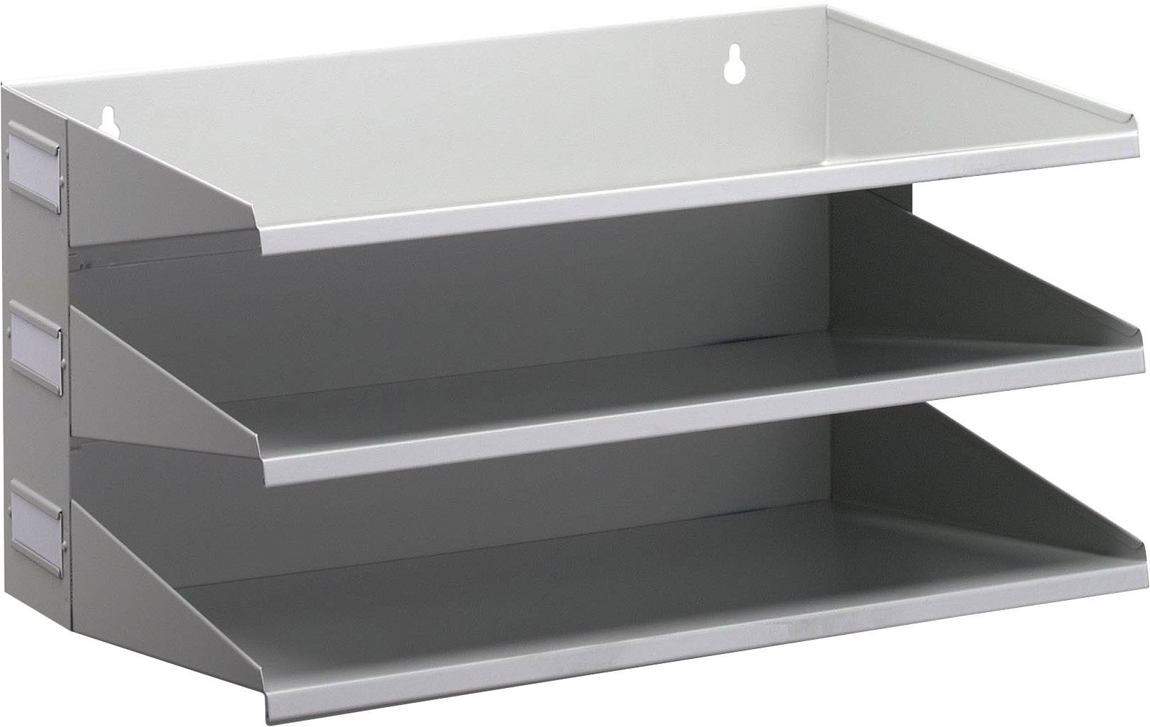 Durable Plateau de tri du courrier 335910 gris DIN A4 Nombre de compartiments: 3