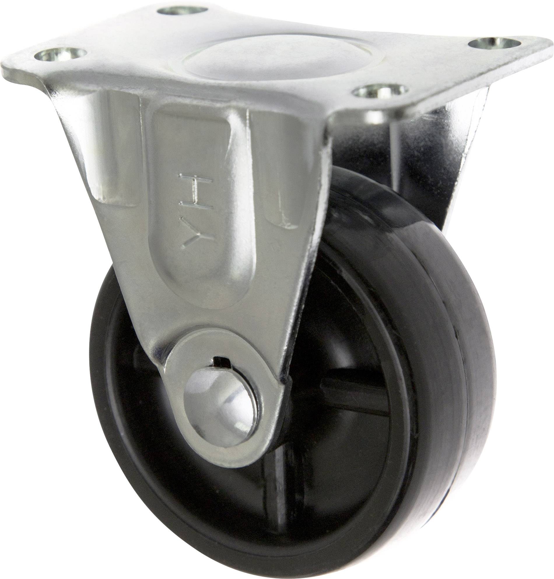 TOOLCRAFT TO-5137899 Roulette fixe PP 50 mm avec plaque de fixation Capacité de charge (max.): 50 kg