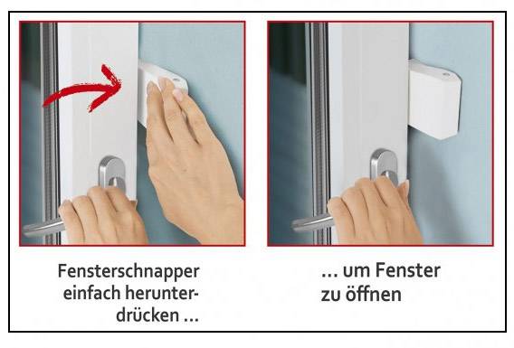 1713341 Verrou pour fenêtre blanc