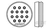 TE Connectivity 213919-1 Joint pour connecteurs circulaires Série (connecteur rond): CPC 1 pc(s)