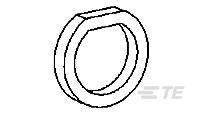 TE Connectivity 1445420-2 Joint pour connecteurs circulaires Série (connecteur rond): CPC