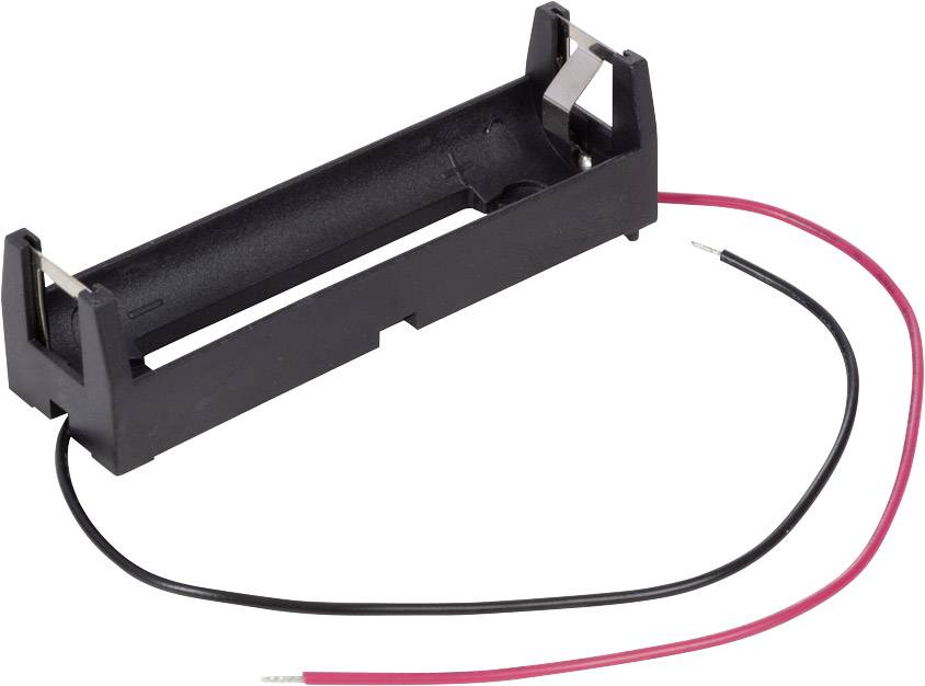 Velleman BH18650-1 Support de pile 1x 18650 raccordement par fils