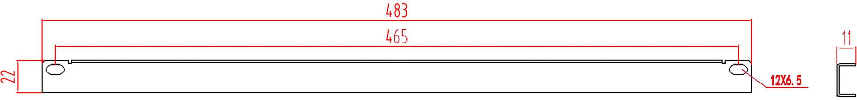 Renkforce RF-3429138 19 pouces Cache opaque 0.5 UH gris foncé