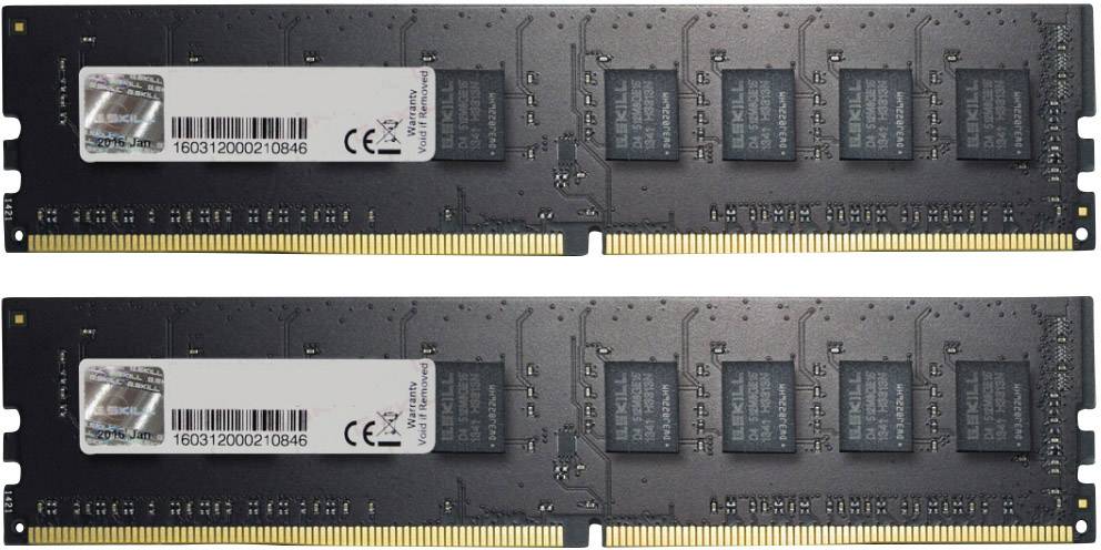 G.Skill Value Mémoire pour PC DDR4 8 GB 2 x 4 GB non-CEE 2400 MHz DIMM 288 broches CL15-15-15-35 F4-2400C15D-8GNT