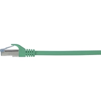 Renkforce RF-5056416 RJ45 Câble réseau, câble patch CAT 6a S/FTP 0.50 m vert avec cliquet d'encastrement, ignifuge Renkforce RF-5056416 RJ45 Câble réseau, câble patch CAT 6a S/FTP 0.50 m vert avec cliquet d'encastrement, ignifuge